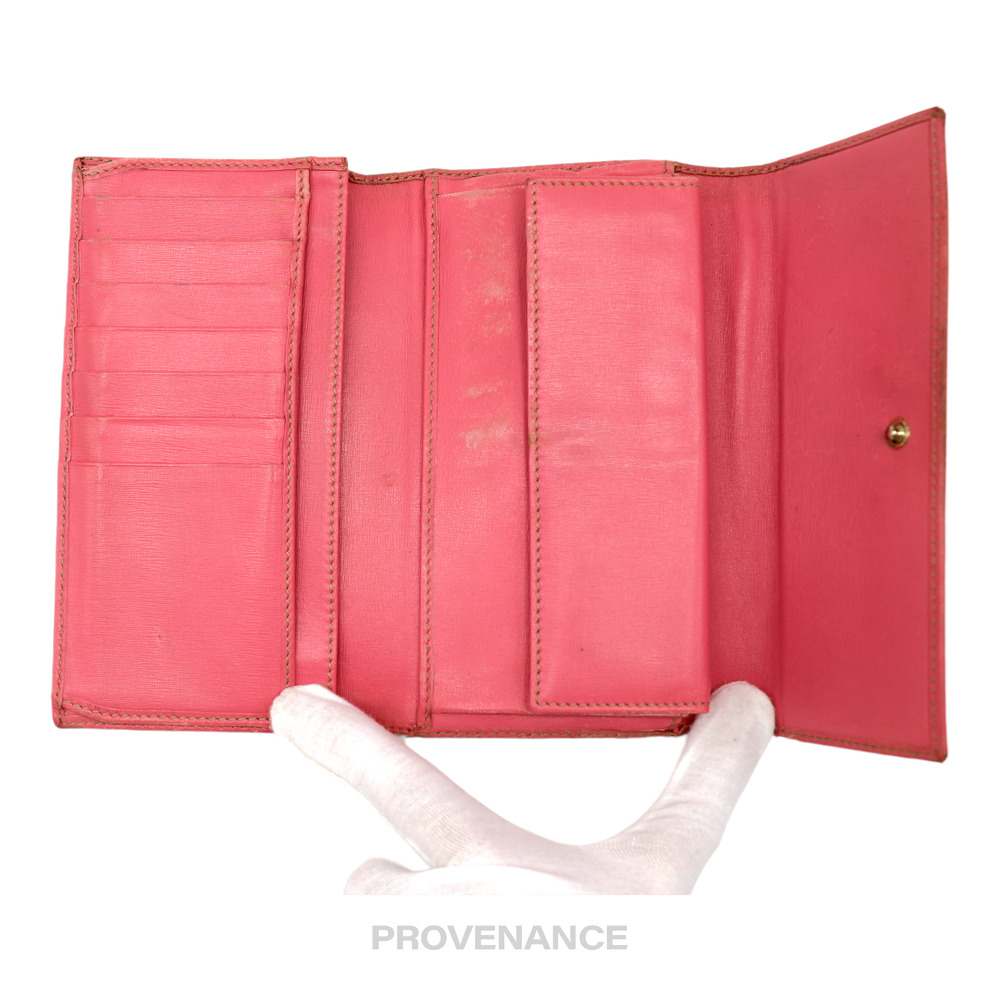 🔴 Gucci Long Wallet - GG Supreme Pink - Picture 5 of 5